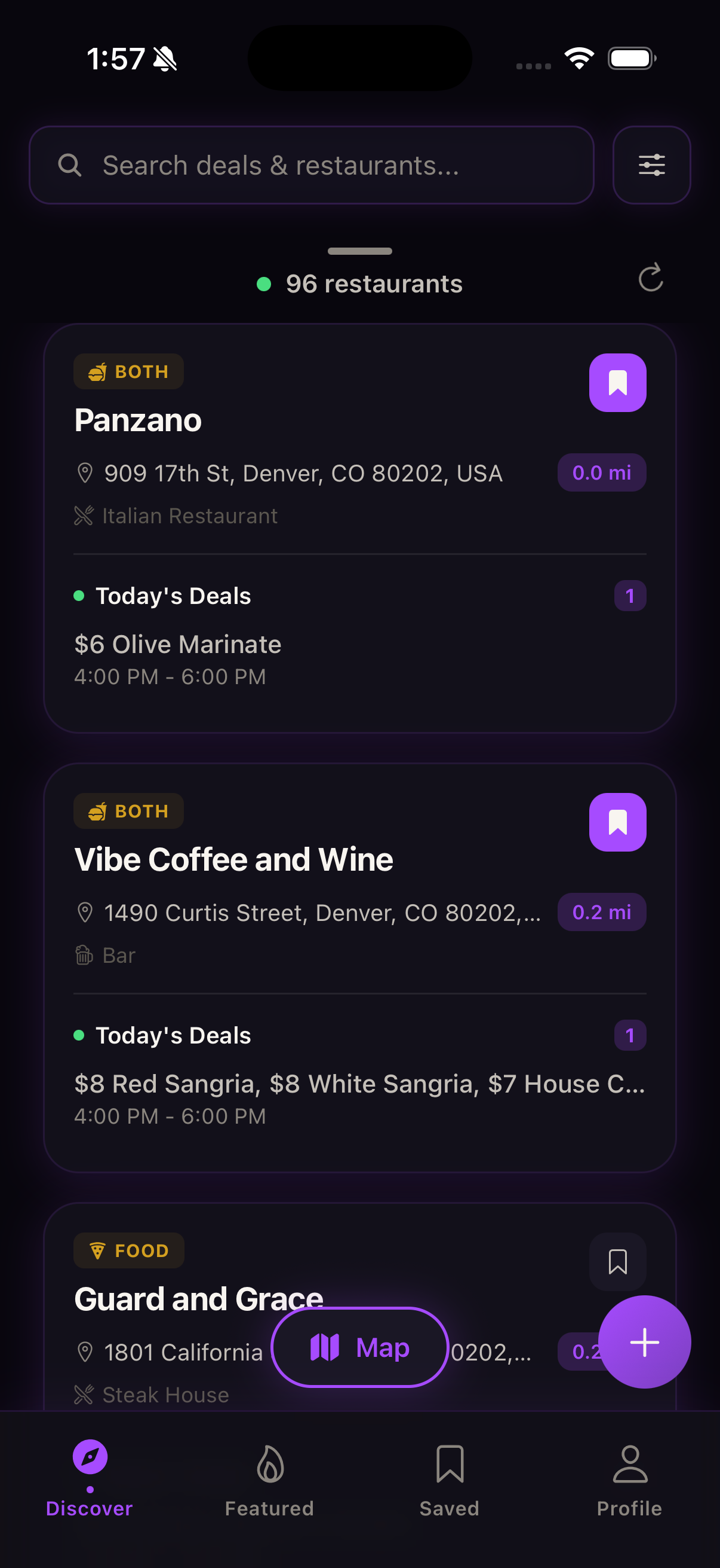 🍽️ Browse deals